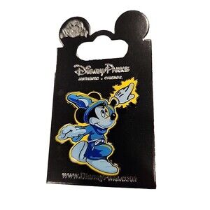 Disney Pin 00066 Fantasia Fantasmic Mickey Sorcerer's Apprentice Blue Hat & Robe